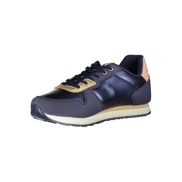 Blauer Polyester -Sneaker