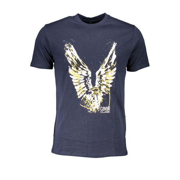 T-shirt en coton bleu