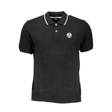 Polo de algodón negro