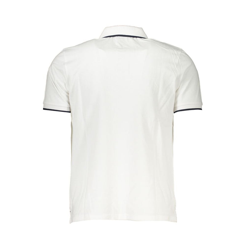 Polo de algodón blanco