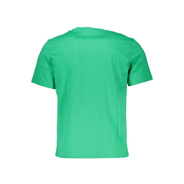 Camiseta de algodón verde