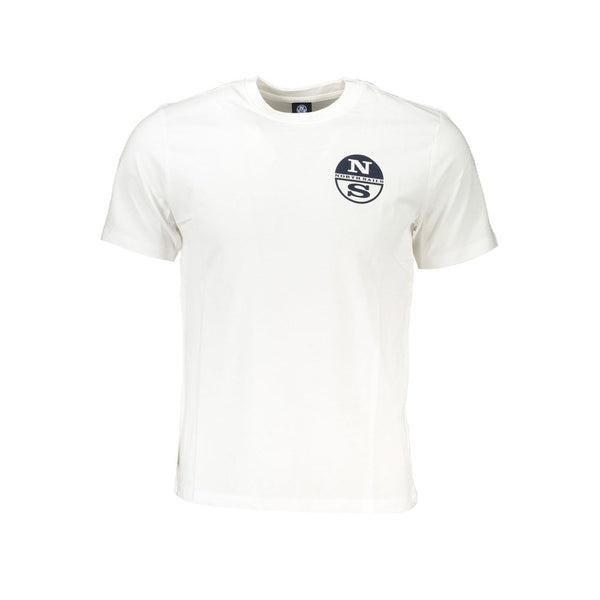 Camiseta de algodón blanco