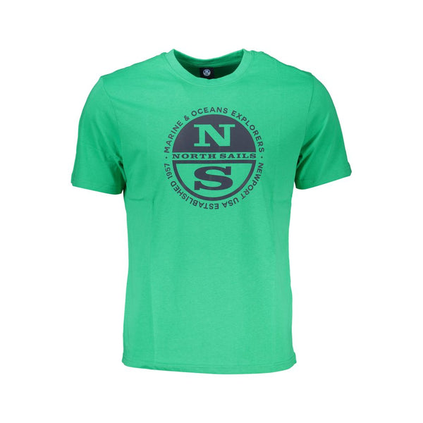 T-shirt en coton vert