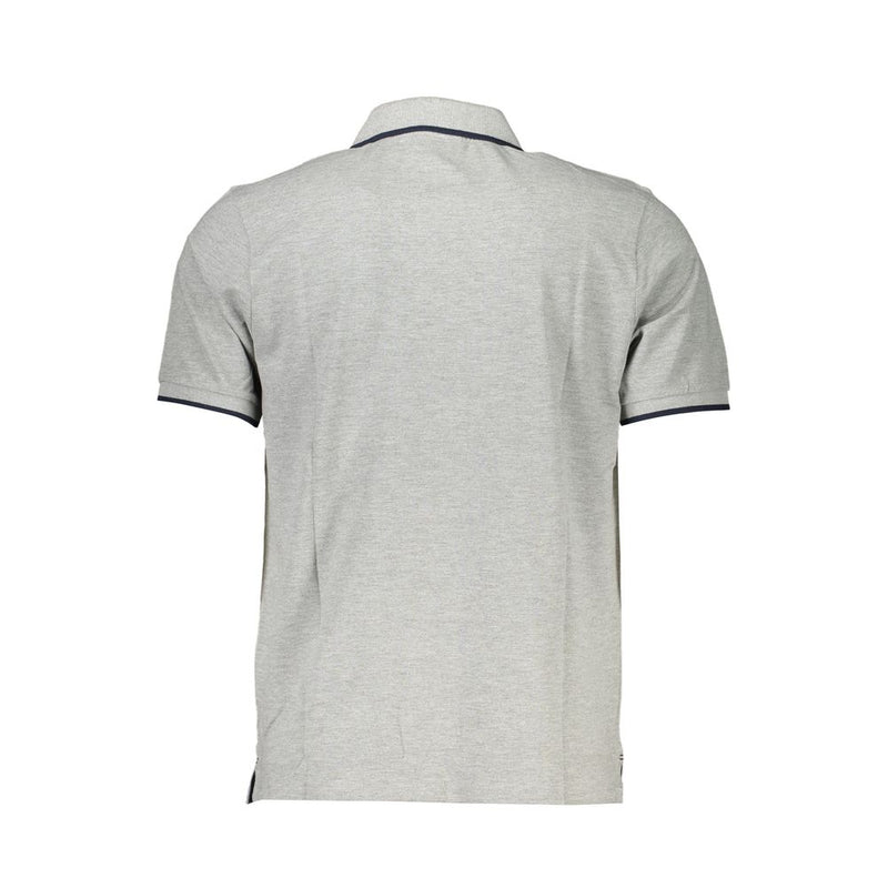 Polo en coton gris