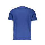 Blaues Baumwollt-Shirt