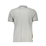 Gray Cotton Polo Shirt