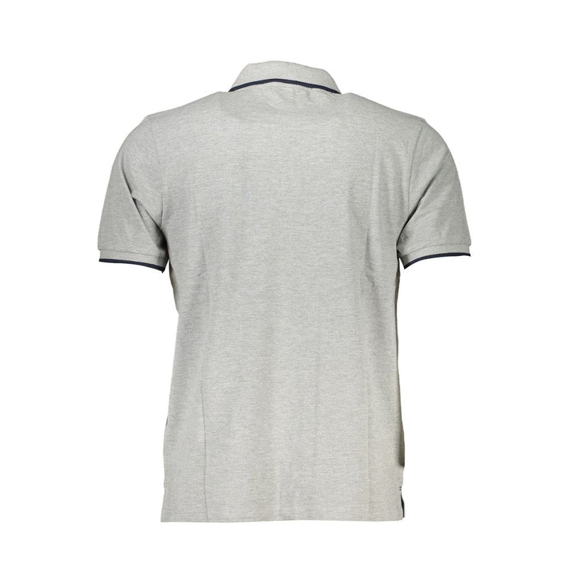 Polo en coton gris