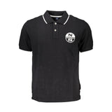 Polo de algodón negro