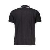 Black Cotton Polo Shirt