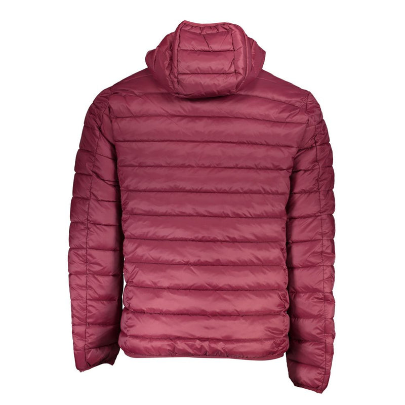 Chic Pink Hooded Jacke mit einzigartiger Applikation