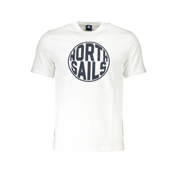 T-shirt di cotone bianco