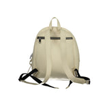 Chic White Contrast Detail Rucksack