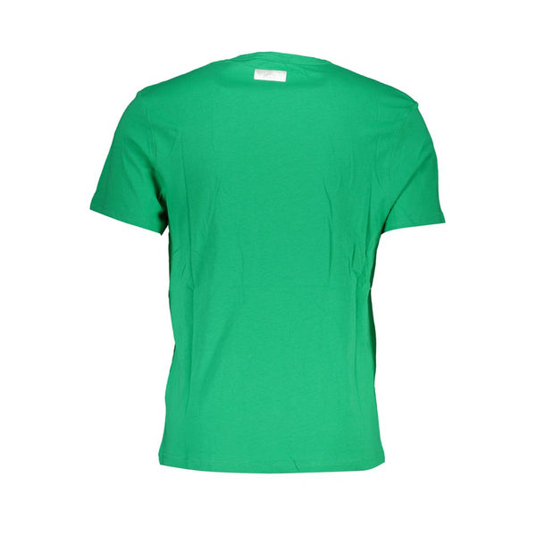 Camiseta de algodón verde