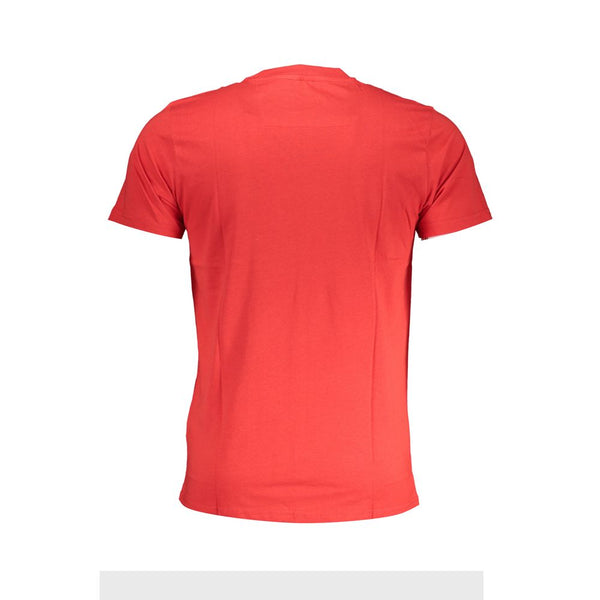 Rotes Baumwollt-Shirt