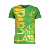 Camiseta de algodón verde