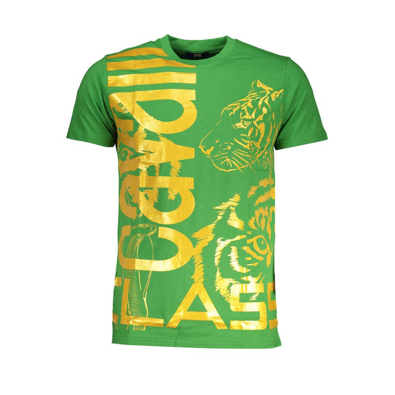 Camiseta de algodón verde