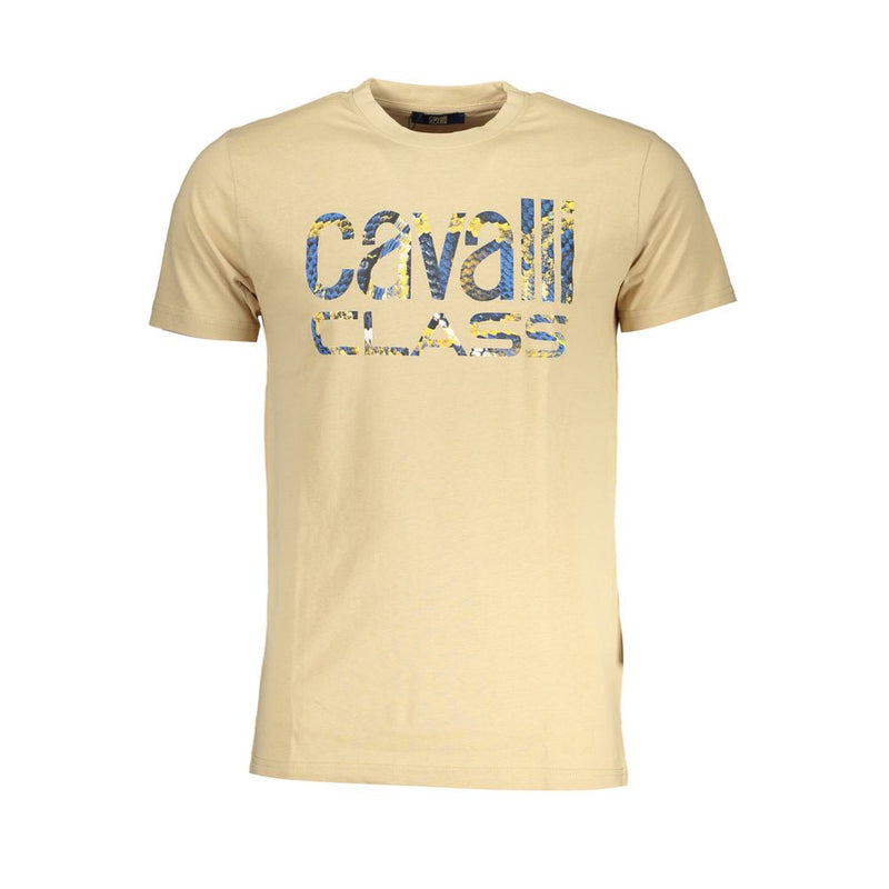 T-shirt di cotone beige