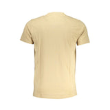 Camiseta de algodón beige