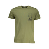 Camiseta de algodón verde