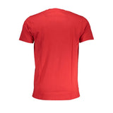 Rotes Baumwollt-Shirt