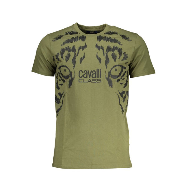 Camiseta de algodón verde