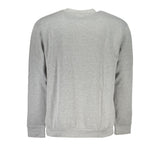 Sweat brodé gris chic