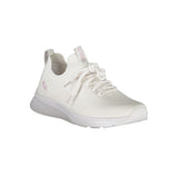 Eleganti sneaker bianche run-it con dettagli rosa