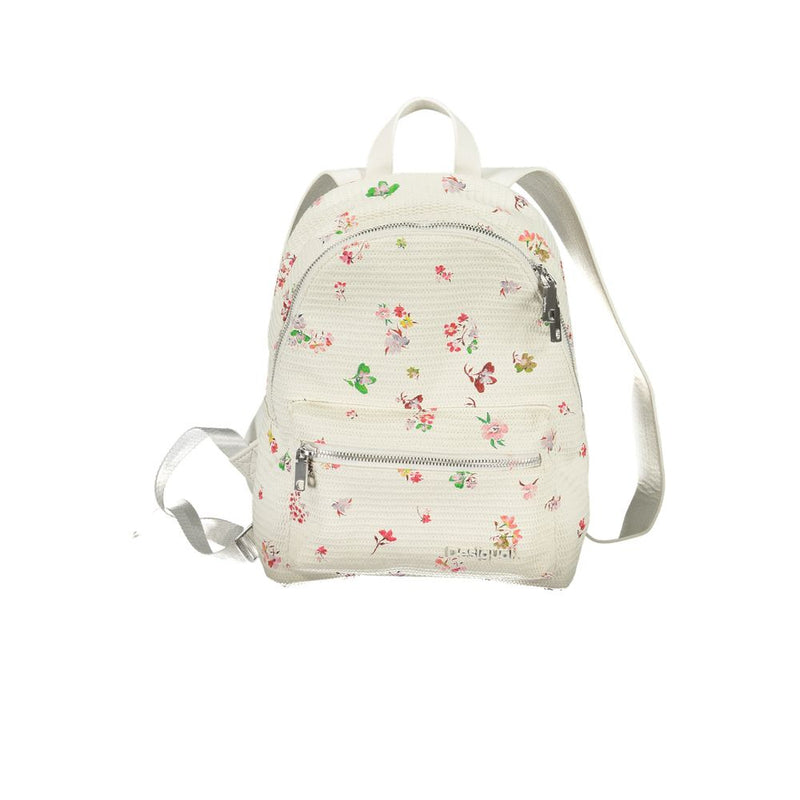 Mochila de polietileno blanco