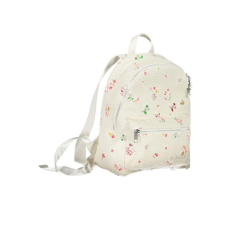 Mochila de polietileno blanco