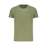 Camiseta de algodón verde