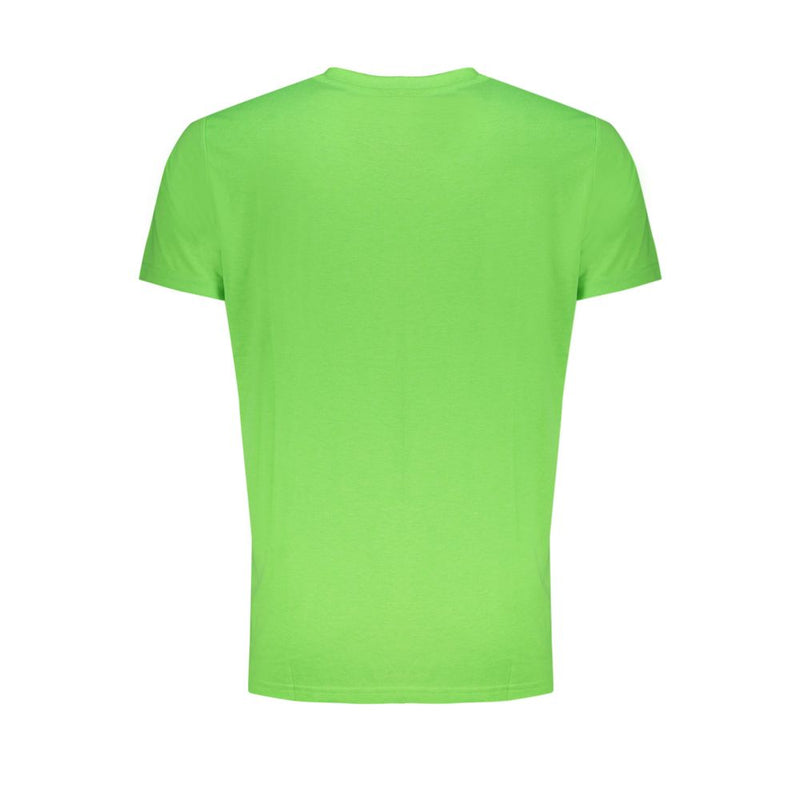 Camiseta de algodón verde