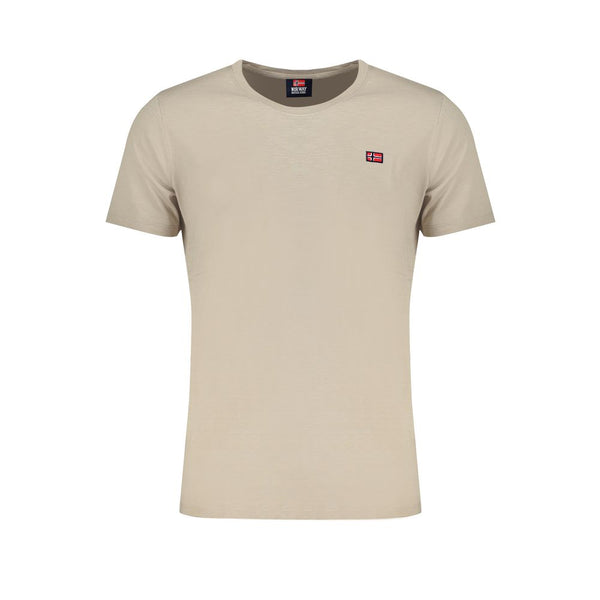 T-shirt en coton beige