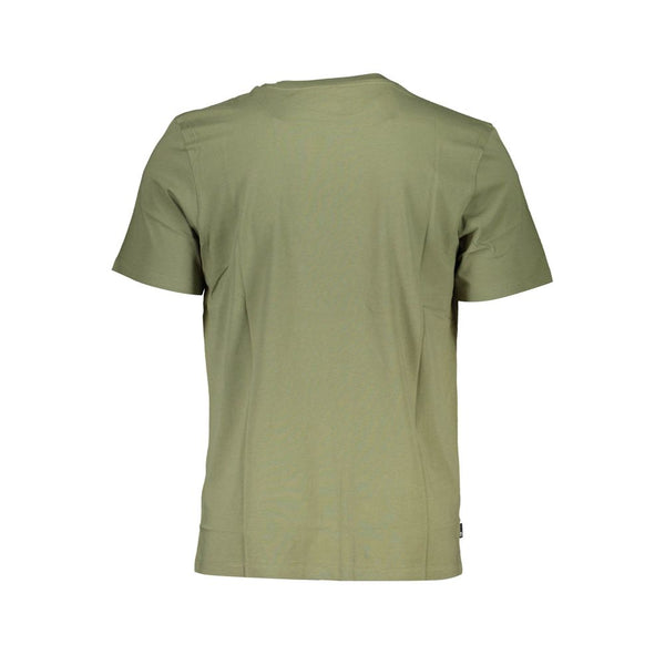 Camiseta de algodón verde