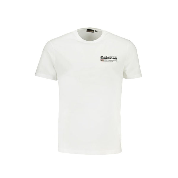 Camiseta de algodón blanco