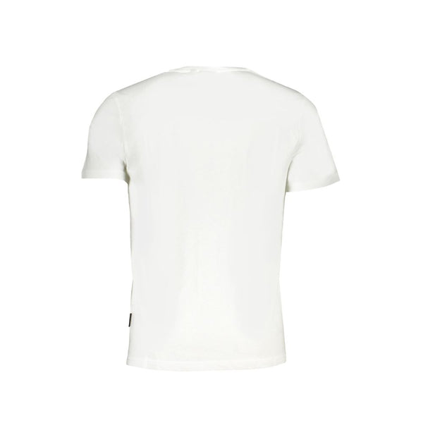 Camiseta de algodón blanco