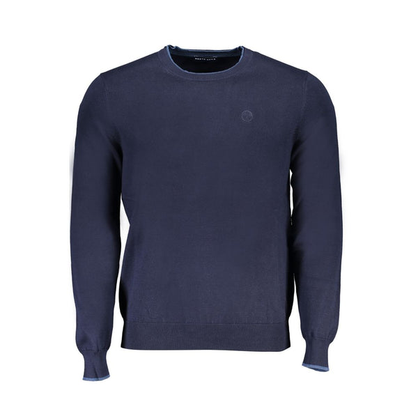 Maglione di cotone blu