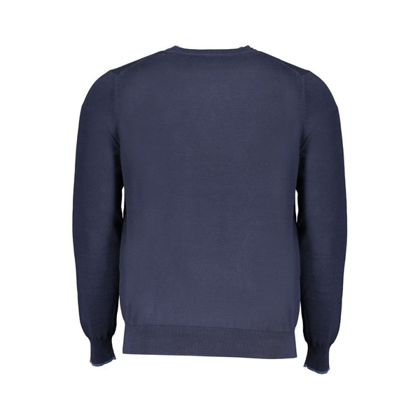 Pull en coton bleu