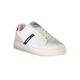 White Polyester Sneaker