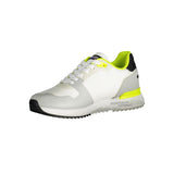 White Polyester Sneaker