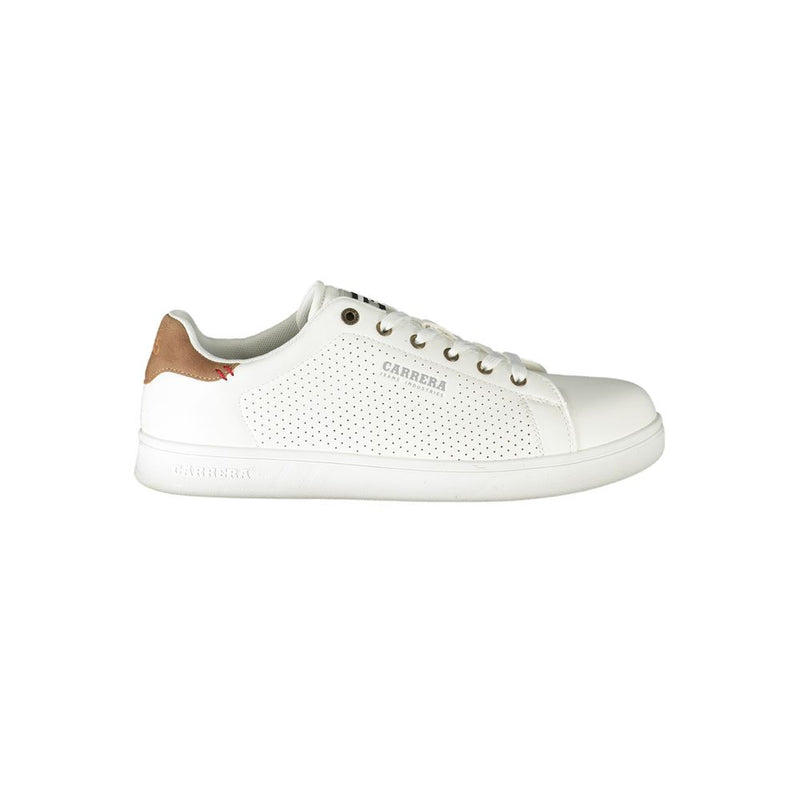 Sneaker en polyester blanc