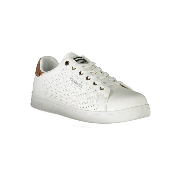 Sneaker in poliestere bianco