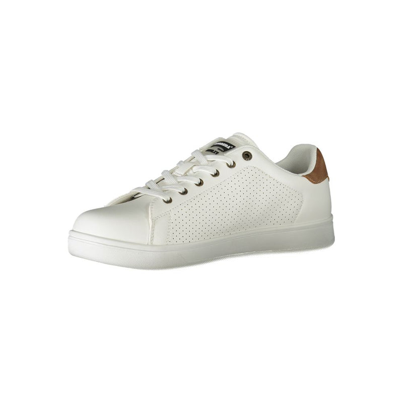 Sneaker in poliestere bianco