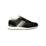 Schwarzer Polyester -Sneaker