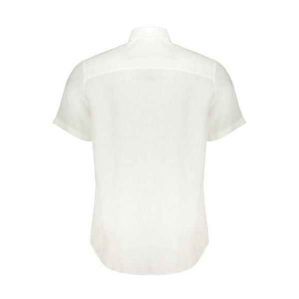 Camisa de lino blanco