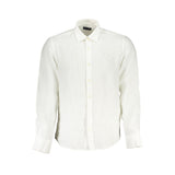 Camisa de lino blanco