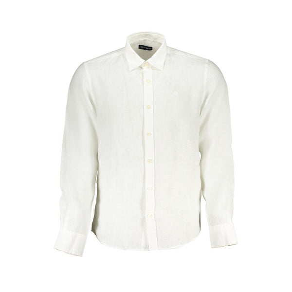 Camisa de lino blanco