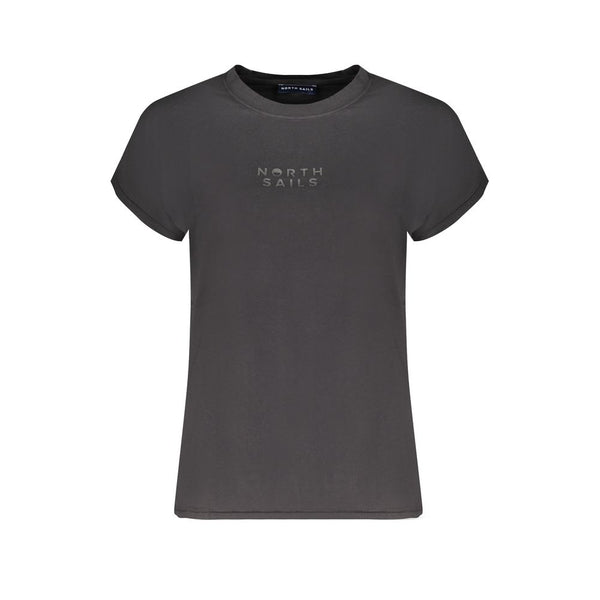 Black Cotton Tops & T-shirt