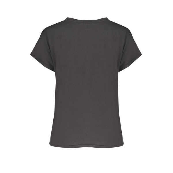 Black Cotton Tops & T-shirt