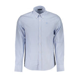 Chemise en coton bleu clair