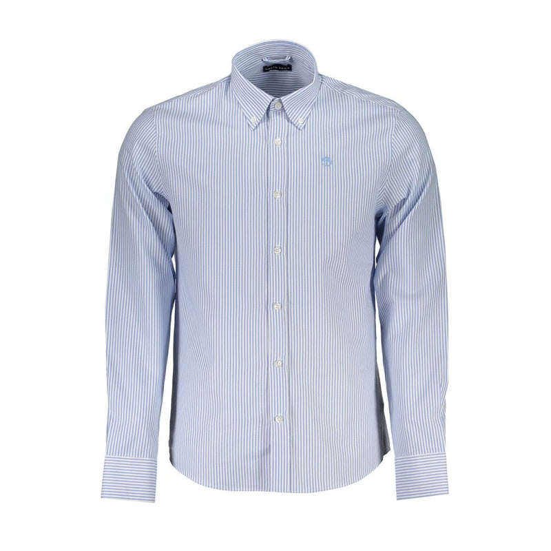 Camicia di cotone azzurro